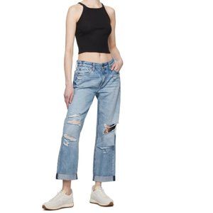 Rag & Bone Dre Distressed Low-Rise Baggy Jeans | Size 29 | Great Condition